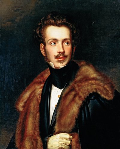 Retrato de Dom Augusto, Duque de Leuchtenberg de G. Dury
